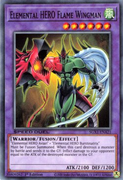 Elemental HERO Flame Wingman [SGX1-ENA21] Common | North Game Den
