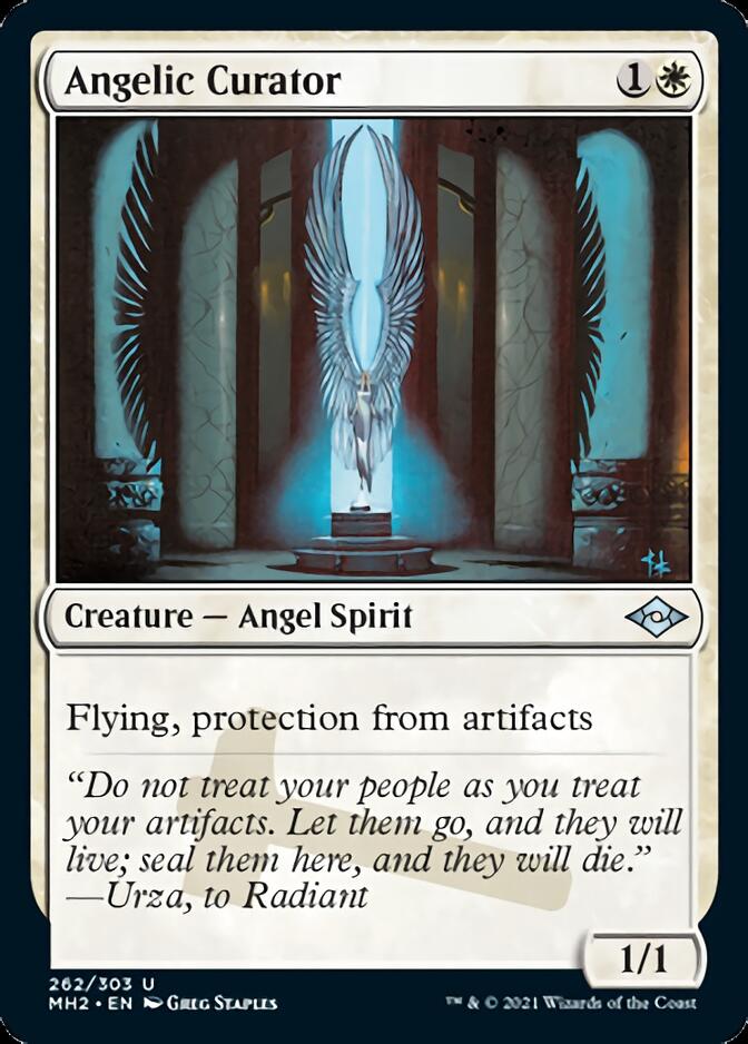 Angelic Curator (Foil Etched) [Modern Horizons 2] | North Game Den
