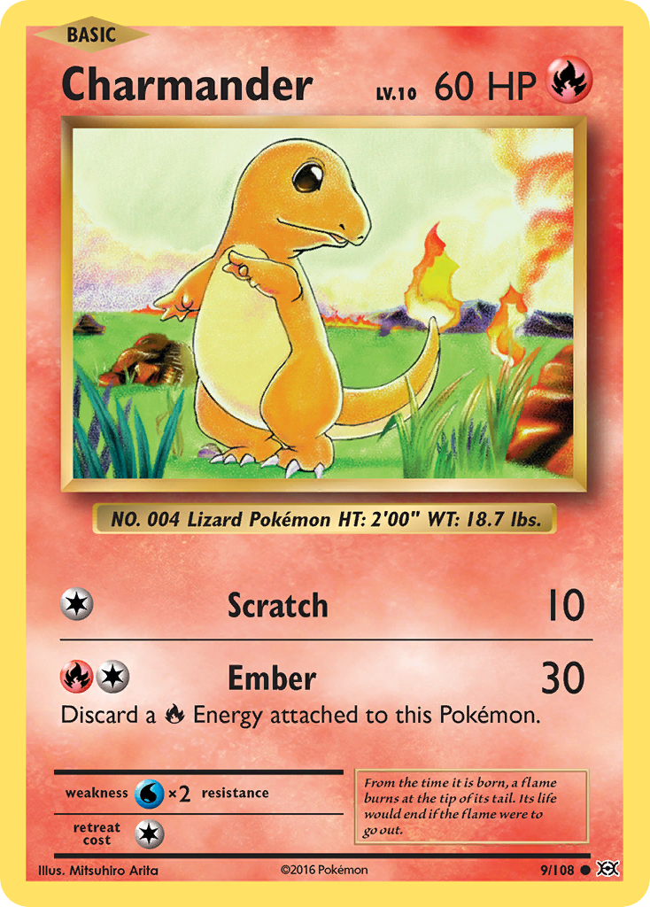 Charmander (9/108) [XY: Evolutions] | North Game Den