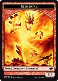Elemental (008) // Bear (011) Double-sided Token [Modern Horizons Tokens] | North Game Den