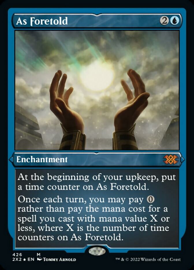 As Foretold (Foil Etched) [Double Masters 2022] | North Game Den