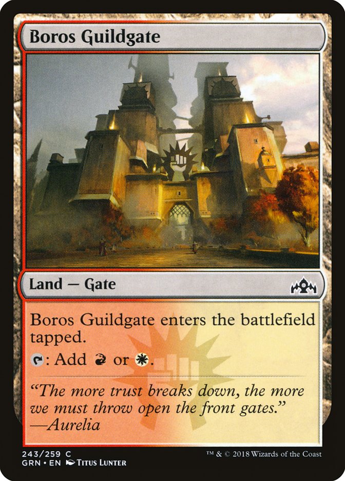 Boros Guildgate (243/259) [Guilds of Ravnica] | North Game Den