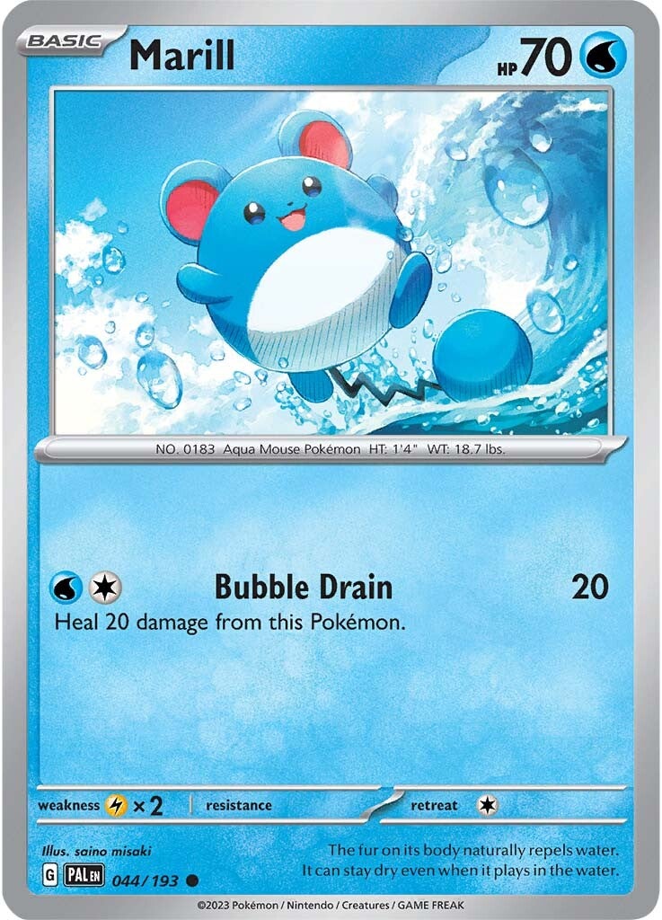 Marill (044/193) [Scarlet & Violet: Paldea Evolved] | North Game Den