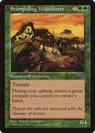 Stampeding Wildebeests [Visions] | North Game Den