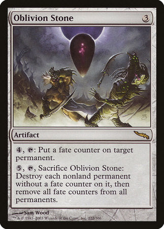 Oblivion Stone [Mirrodin] | North Game Den