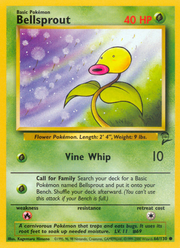 Bellsprout (66/130) [Base Set 2] | North Game Den