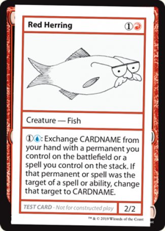 Red Herring (2021 Edition) [Mystery Booster Playtest Cards] | North Game Den