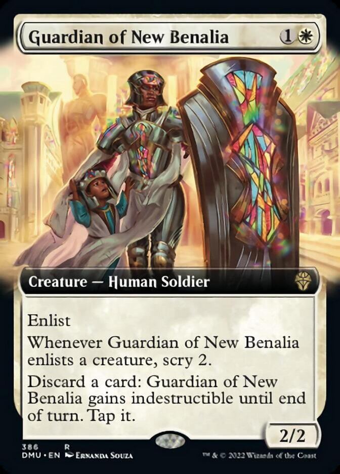 Guardian of New Benalia (Extended Art) [Dominaria United] | North Game Den