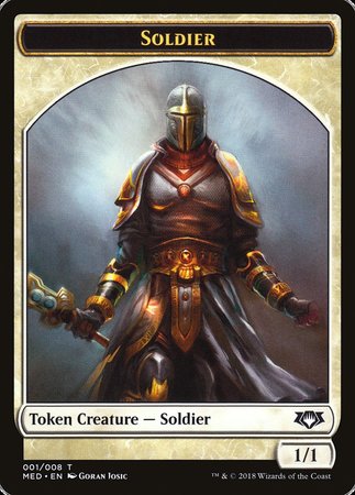 Soldier Token [Mythic Edition Tokens] | North Game Den