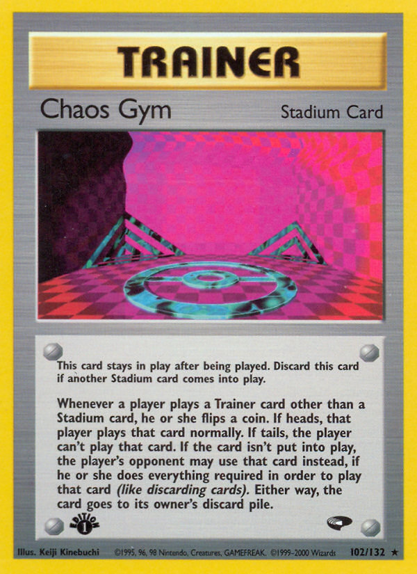 Chaos Gym (102/132) [Gym Challenge 1st Edition] | North Game Den