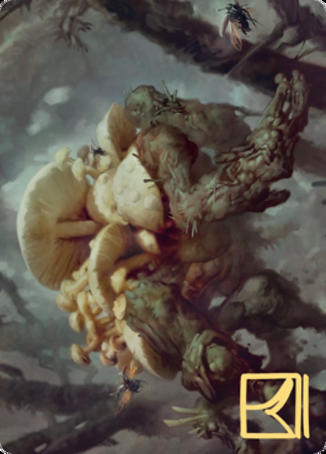 Swarm Shambler Art Card (Gold-Stamped Signature) [Zendikar Rising Art Series] | North Game Den