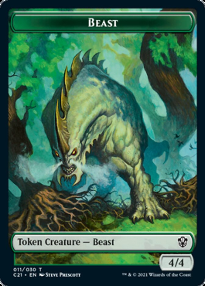 Beast (011) // Insect Token [Commander 2021 Tokens] | North Game Den