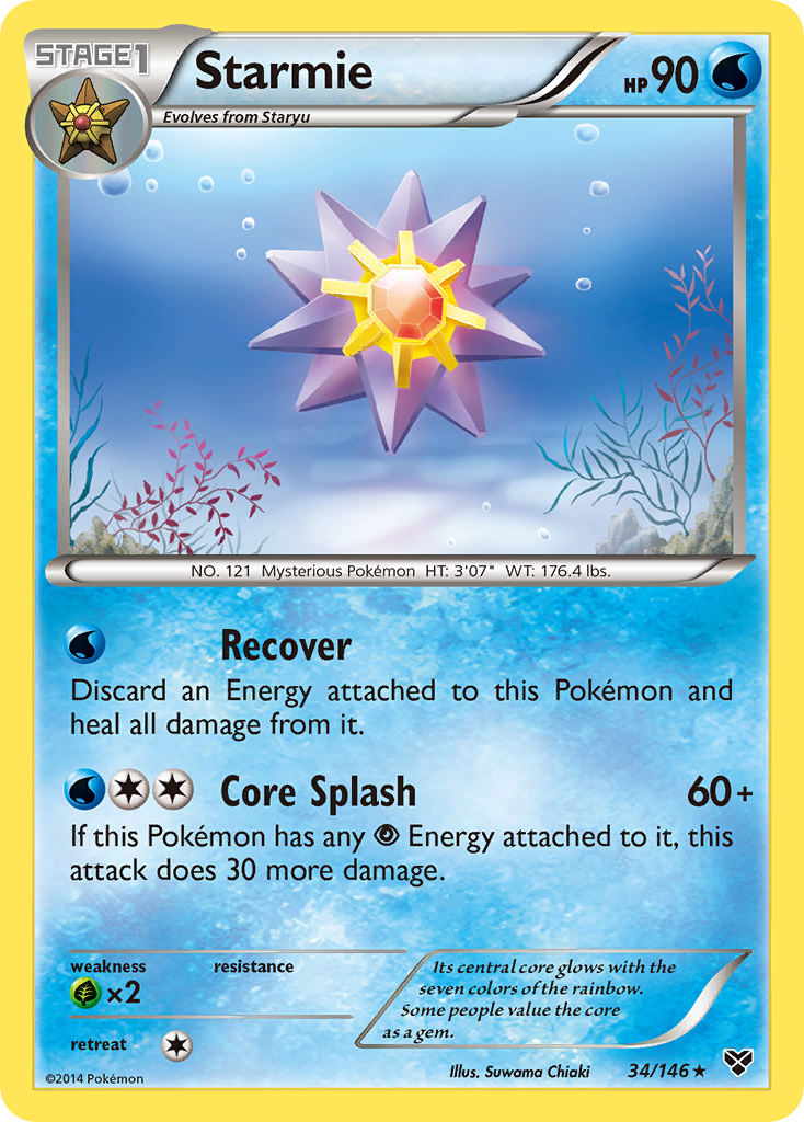 Starmie (34/146) [XY: Base Set] | North Game Den