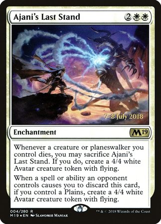 Ajani's Last Stand [Core Set 2019 Promos] | North Game Den