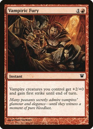 Vampiric Fury [Innistrad] | North Game Den