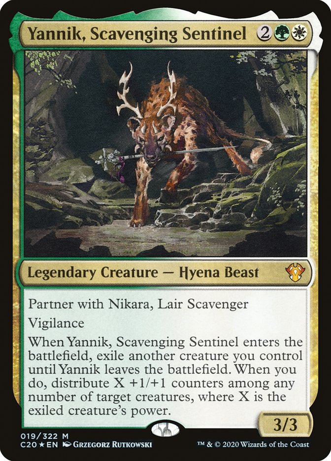 Yannik, Scavenging Sentinel [Commander 2020] | North Game Den