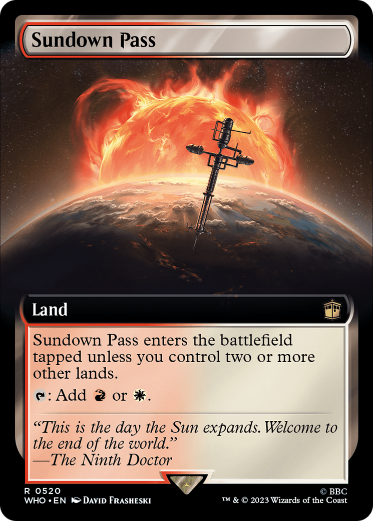 Sundown Pass (Extended Art) [Doctor Who] | North Game Den