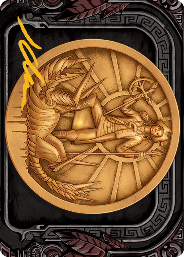 Captain Lannery Storm Art Card (Gold-Stamped Signature) [March of the Machine Art Series] | North Game Den