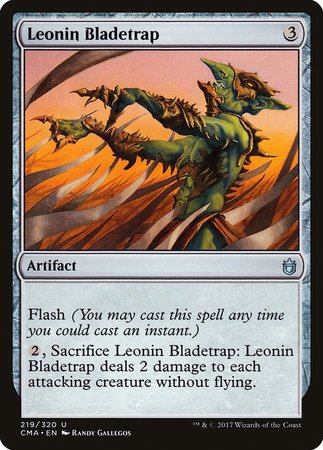 Leonin Bladetrap [Commander Anthology] | North Game Den