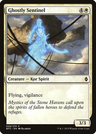 Ghostly Sentinel [Battle for Zendikar] | North Game Den
