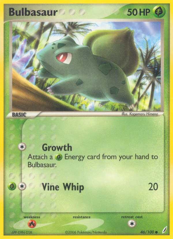 Bulbasaur (46/100) [EX: Crystal Guardians] | North Game Den