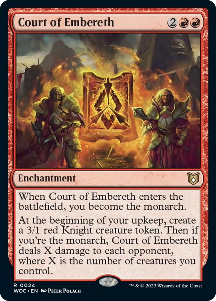 Court of Embereth [Wilds of Eldraine Commander] | North Game Den