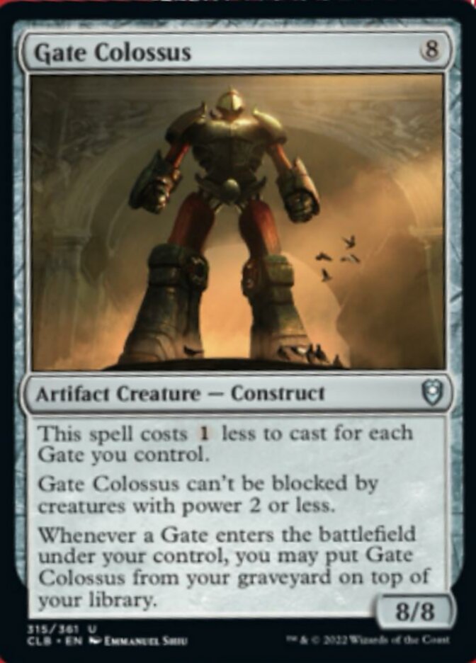Gate Colossus [Commander Legends: Battle for Baldur's Gate] | North Game Den