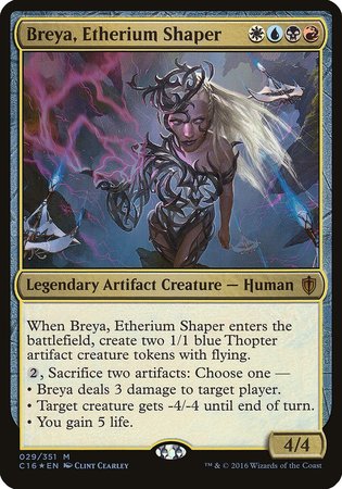 Breya, Etherium Shaper (Commander 2016) [Commander 2016 Oversized] | North Game Den