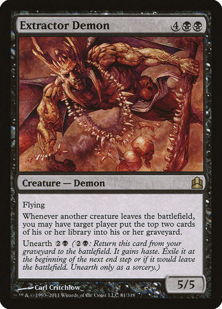 Extractor Demon [Commander 2011] | North Game Den