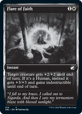 Flare of Faith [Innistrad: Double Feature] | North Game Den