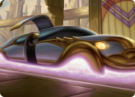 Mysterious Limousine Art Card [Streets of New Capenna Art Series] | North Game Den