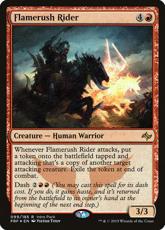 Flamerush Rider [Fate Reforged Promos] | North Game Den