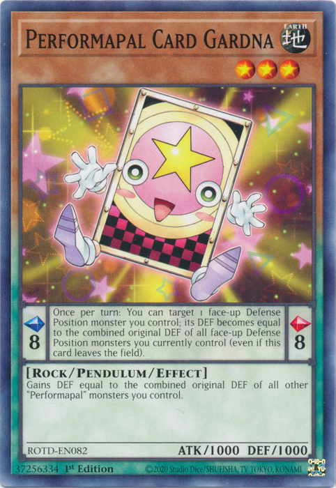 Performapal Card Gardna [ROTD-EN082] Common | North Game Den