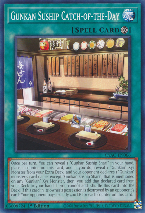 Gunkan Suship Catch-of-the-Day [CYAC-EN066] Common | North Game Den
