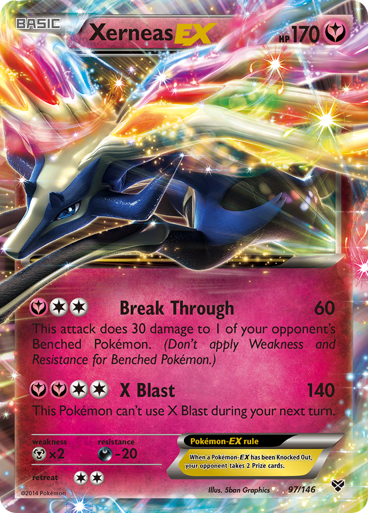 Xerneas EX (97/146) [XY: Base Set] | North Game Den