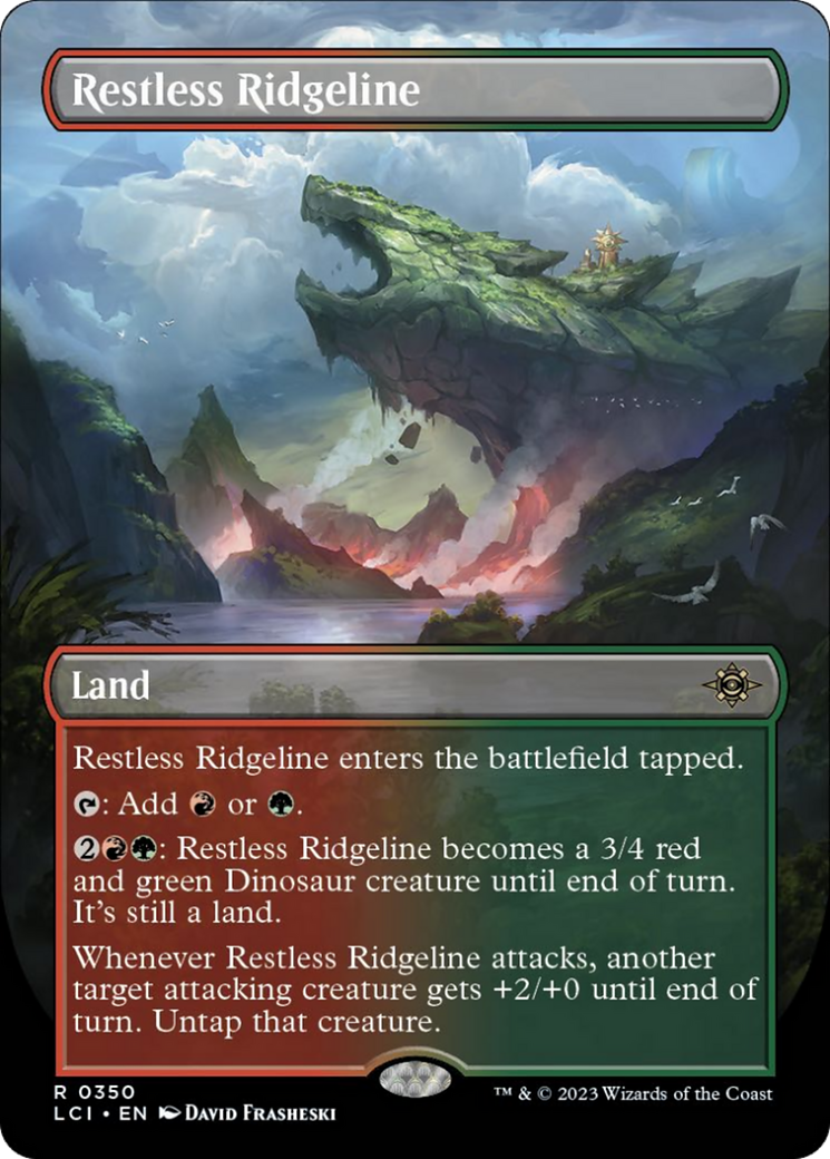 Restless Ridgeline (Borderless) [The Lost Caverns of Ixalan] | North Game Den