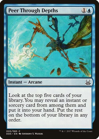 Peer Through Depths [Duel Decks: Mind vs. Might] | North Game Den