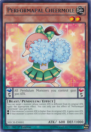 Performapal Cheermole [NECH-EN001] Rare | North Game Den