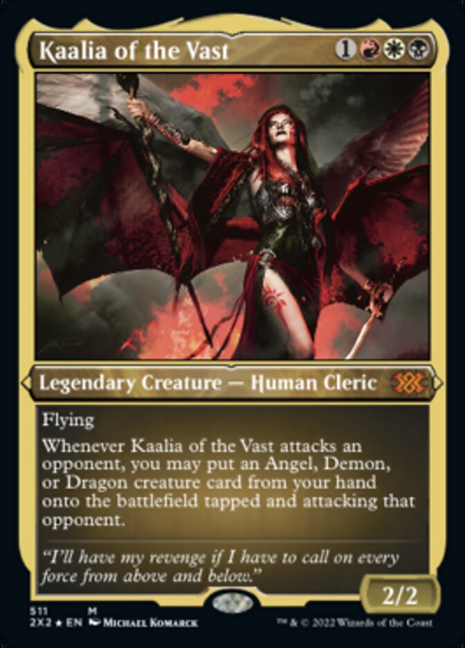 Kaalia of the Vast (Foil Etched) [Double Masters 2022] | North Game Den