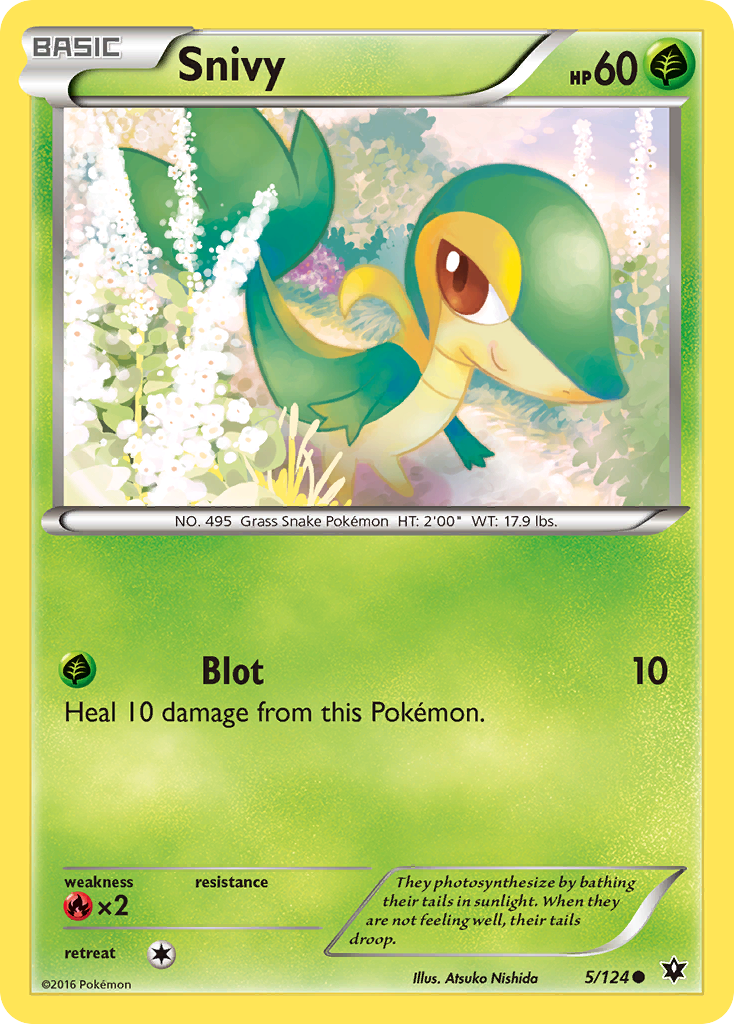 Snivy (5/124) [XY: Fates Collide] | North Game Den