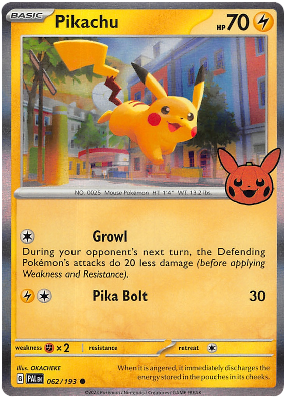 Pikachu (062/193) [Trick or Trade 2023] | North Game Den