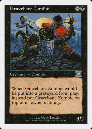 Gravebane Zombie [Classic Sixth Edition] | North Game Den