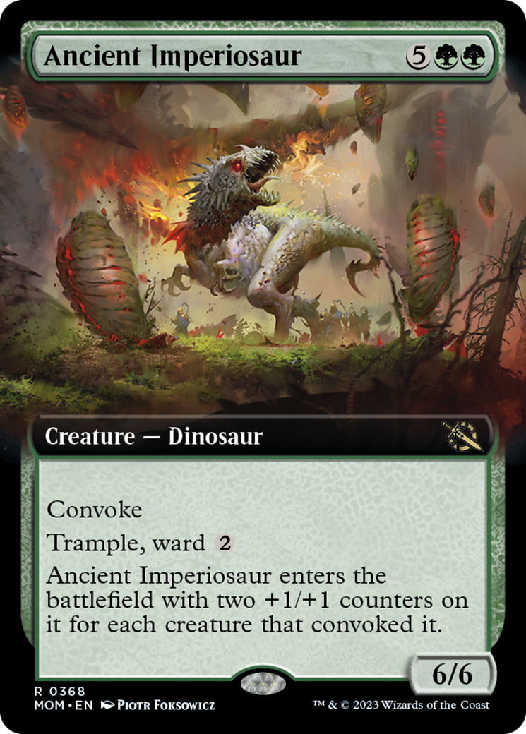 Ancient Imperiosaur (Extended Art) [March of the Machine] | North Game Den