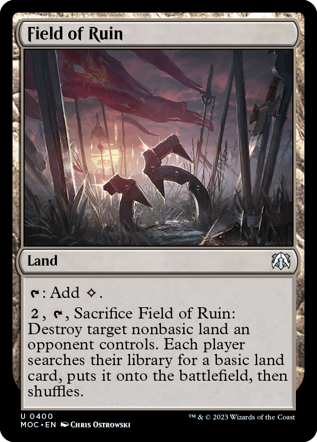 Field of Ruin [March of the Machine Commander] | North Game Den