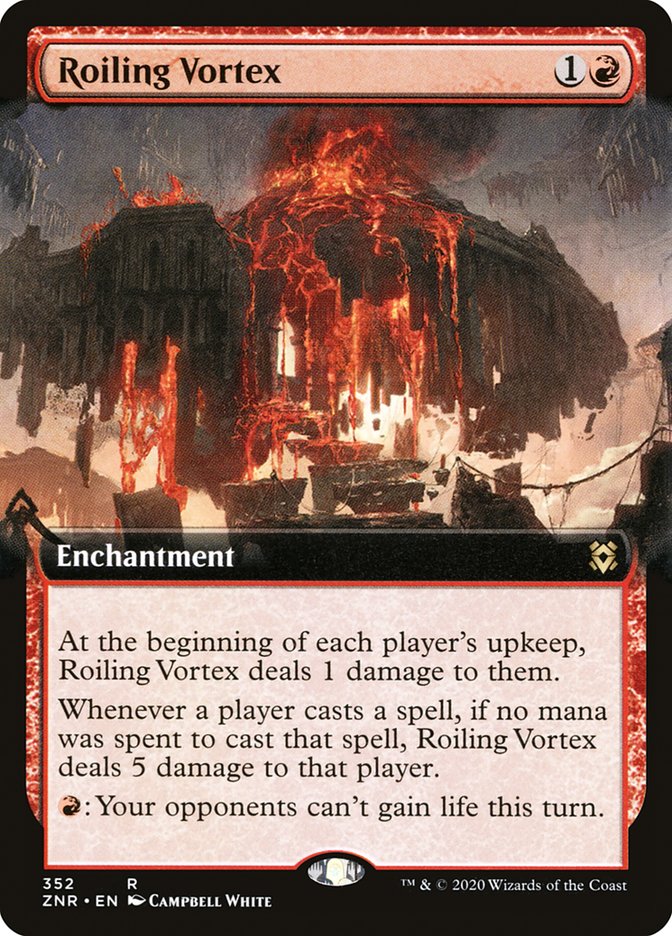 Roiling Vortex (Extended Art) [Zendikar Rising] | North Game Den