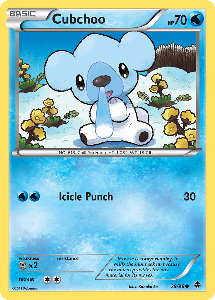 Cubchoo (29/98) [Black & White: Emerging Powers] | North Game Den