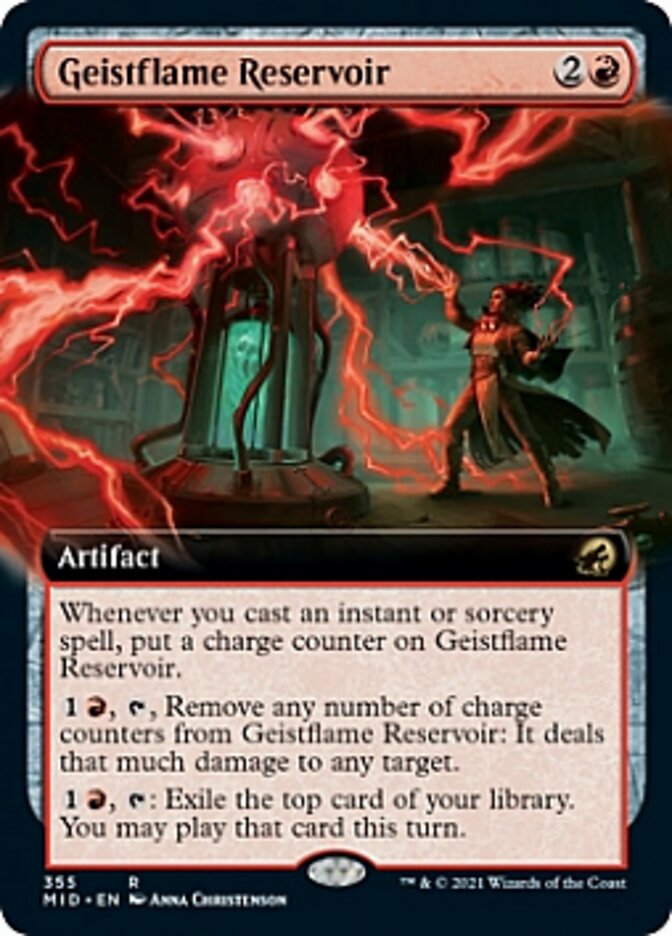 Geistflame Reservoir (Extended) [Innistrad: Midnight Hunt] | North Game Den