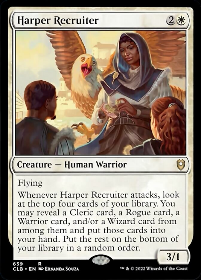 Harper Recruiter [Commander Legends: Battle for Baldur's Gate] | North Game Den