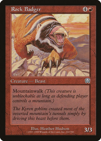 Rock Badger [Mercadian Masques] | North Game Den