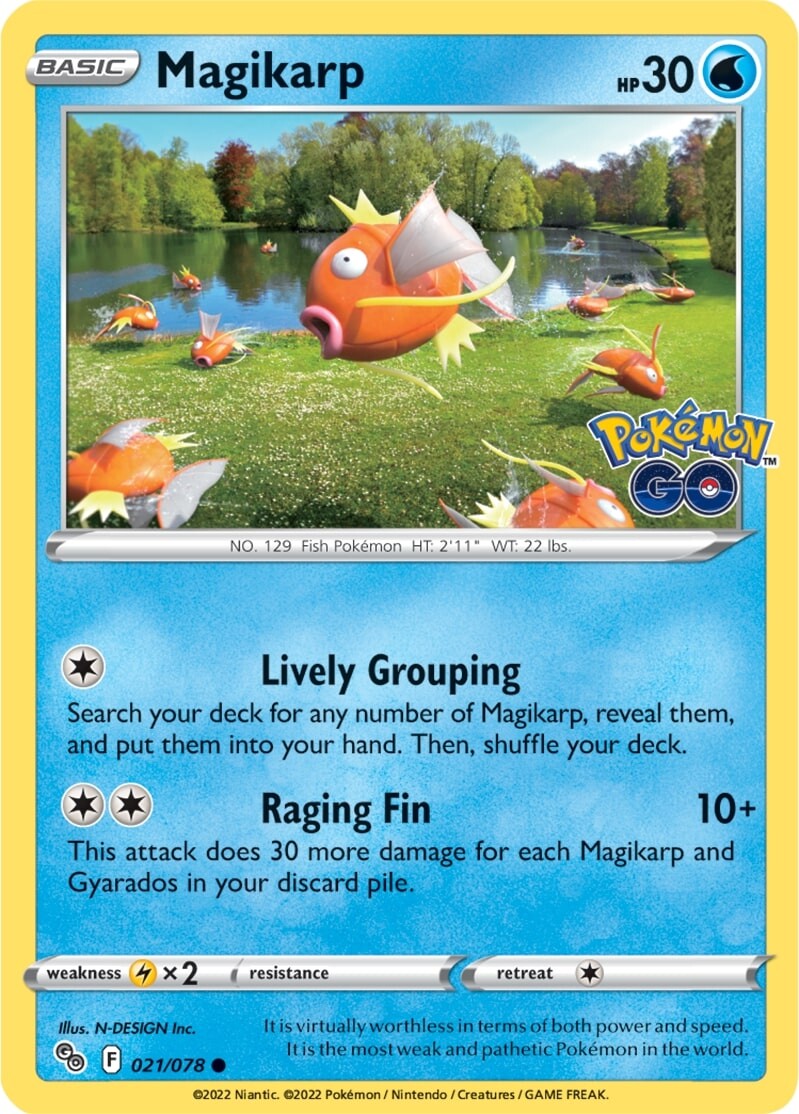 Magikarp (021/078) [Pokémon GO] | North Game Den